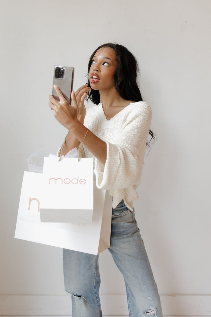 sweet as can be 3/4 sleeve sweater