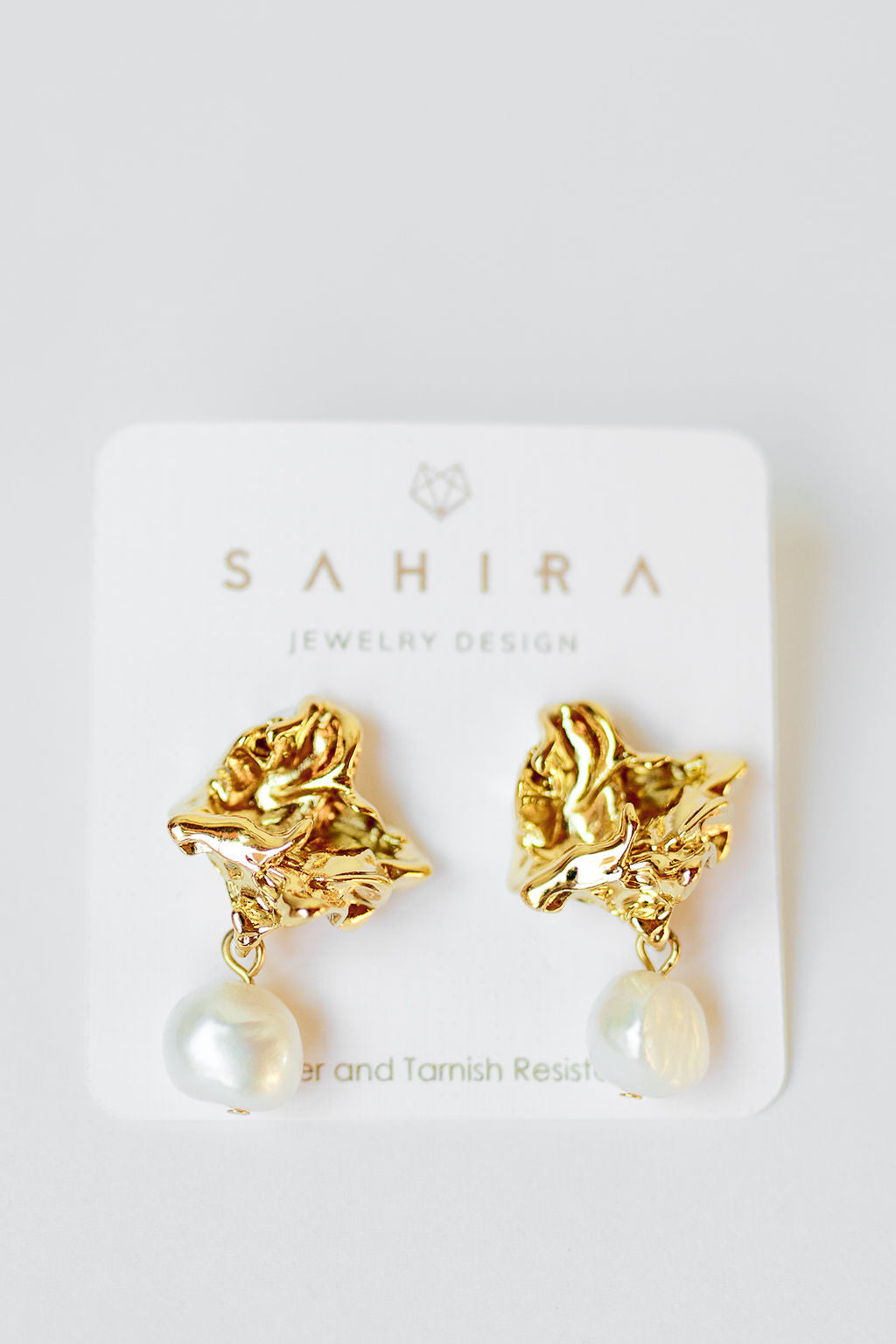 mode, greta pearl earrings