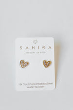 mode, nia heart studs