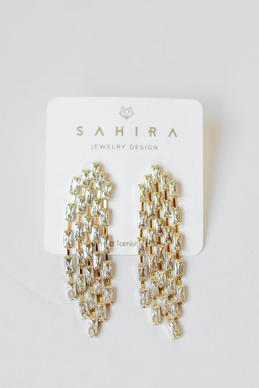 mode, astrid cz drop earrings