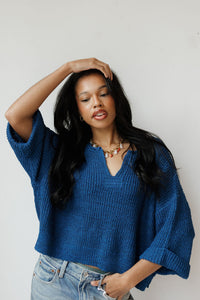 sweet as can be 3/4 sleeve sweater