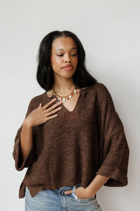 sweet as can be 3/4 sleeve sweater