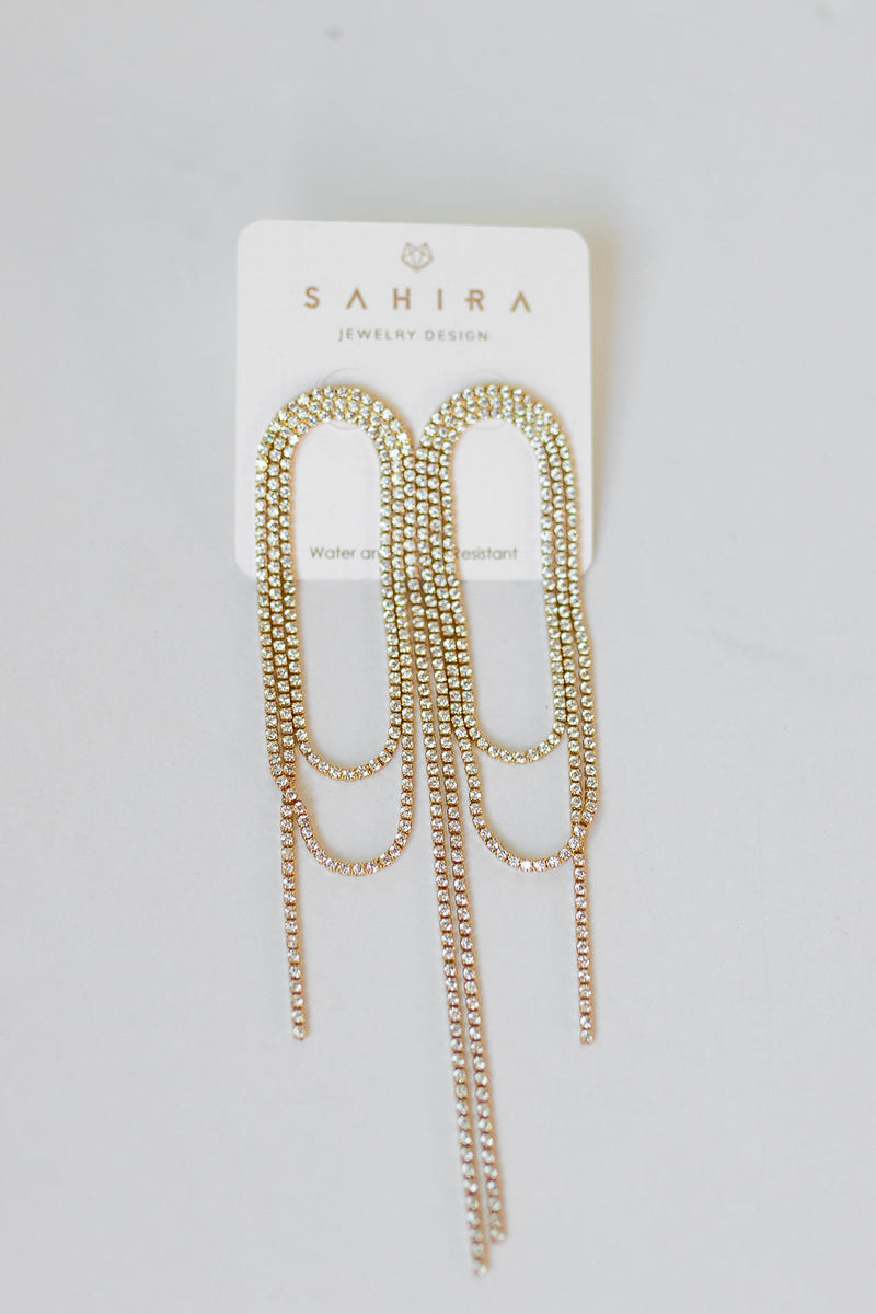 mode, natasha cz earrings