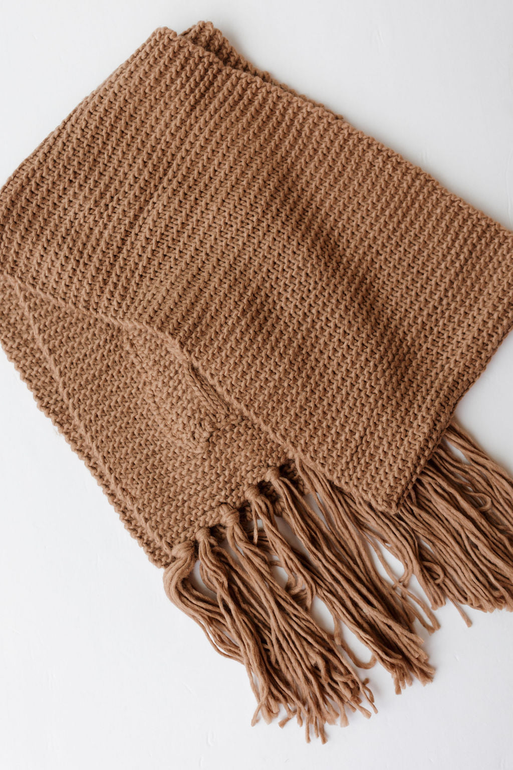 oversized two pocket tassel scarf