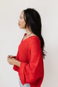 sweet as can be 3/4 sleeve sweater
