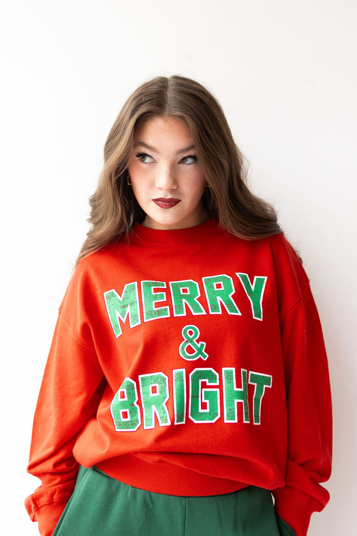 merry & bright sweater