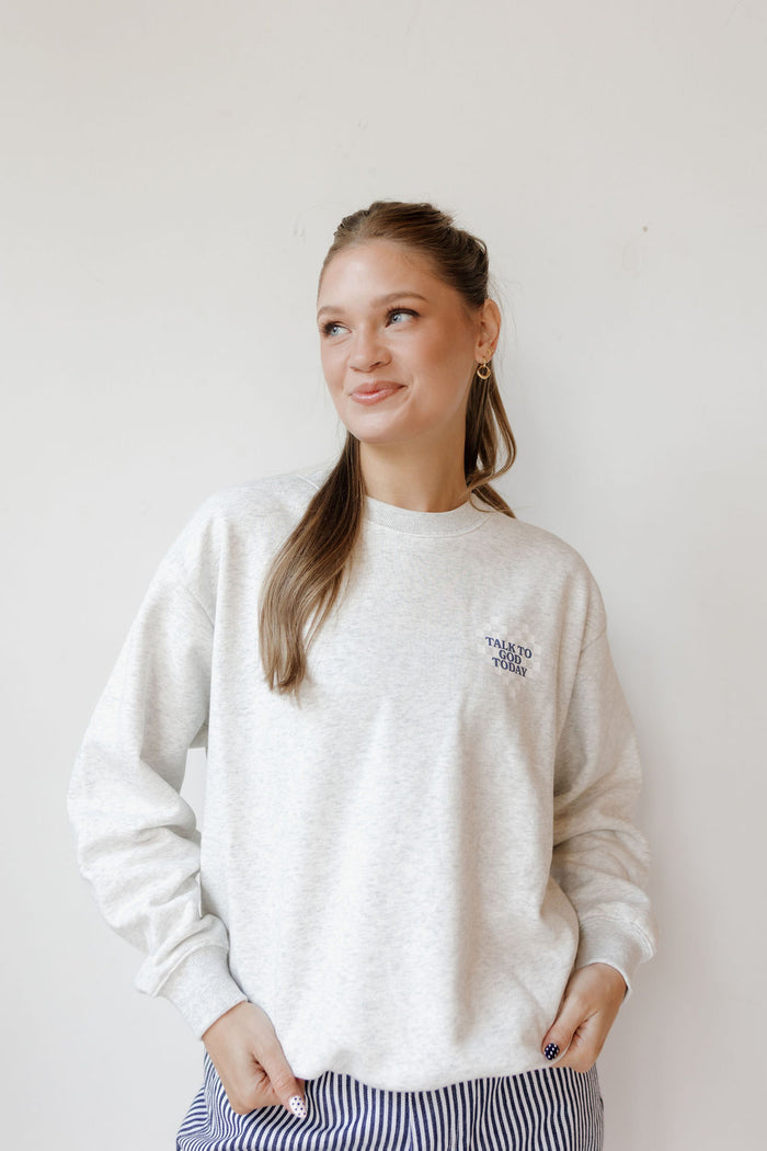 talk to God crewneck