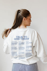talk to God crewneck