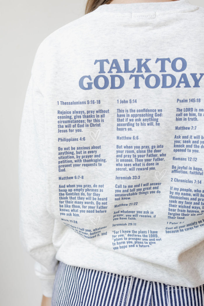 talk to God crewneck