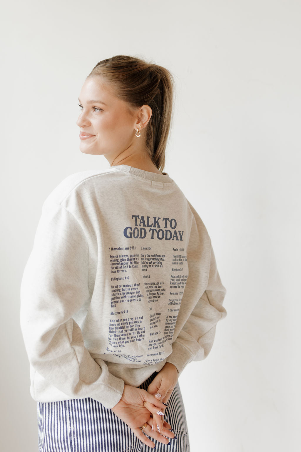 talk to God crewneck