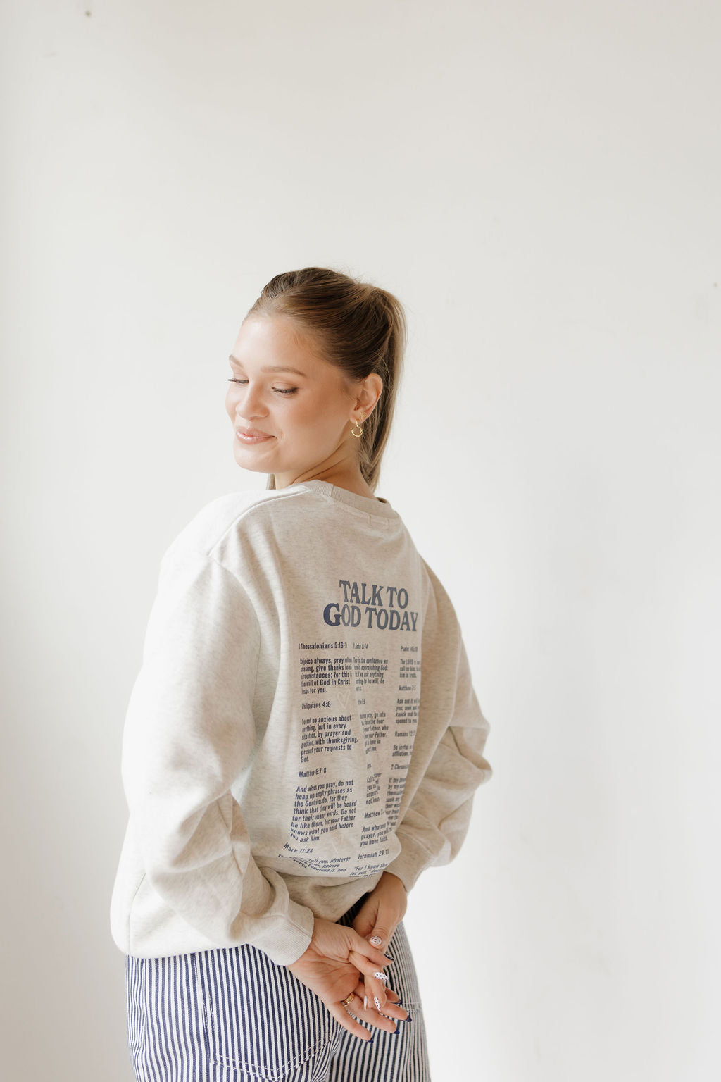 talk to God crewneck