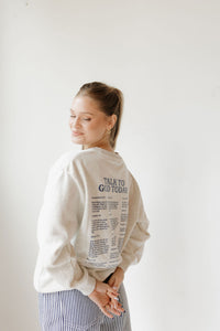 talk to God crewneck