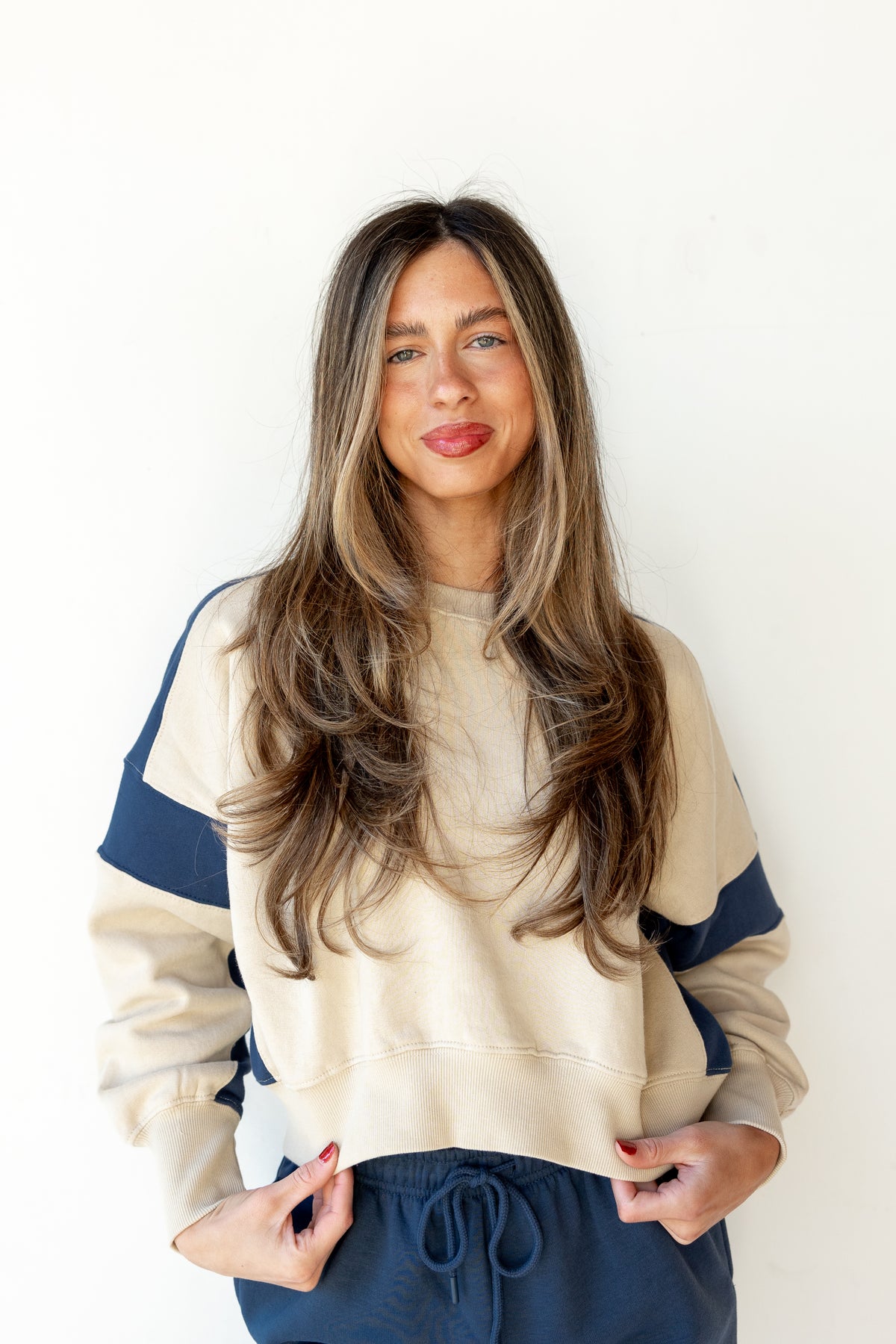 asher cropped sweatshirt