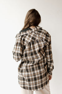 abri plaid flannel shirt