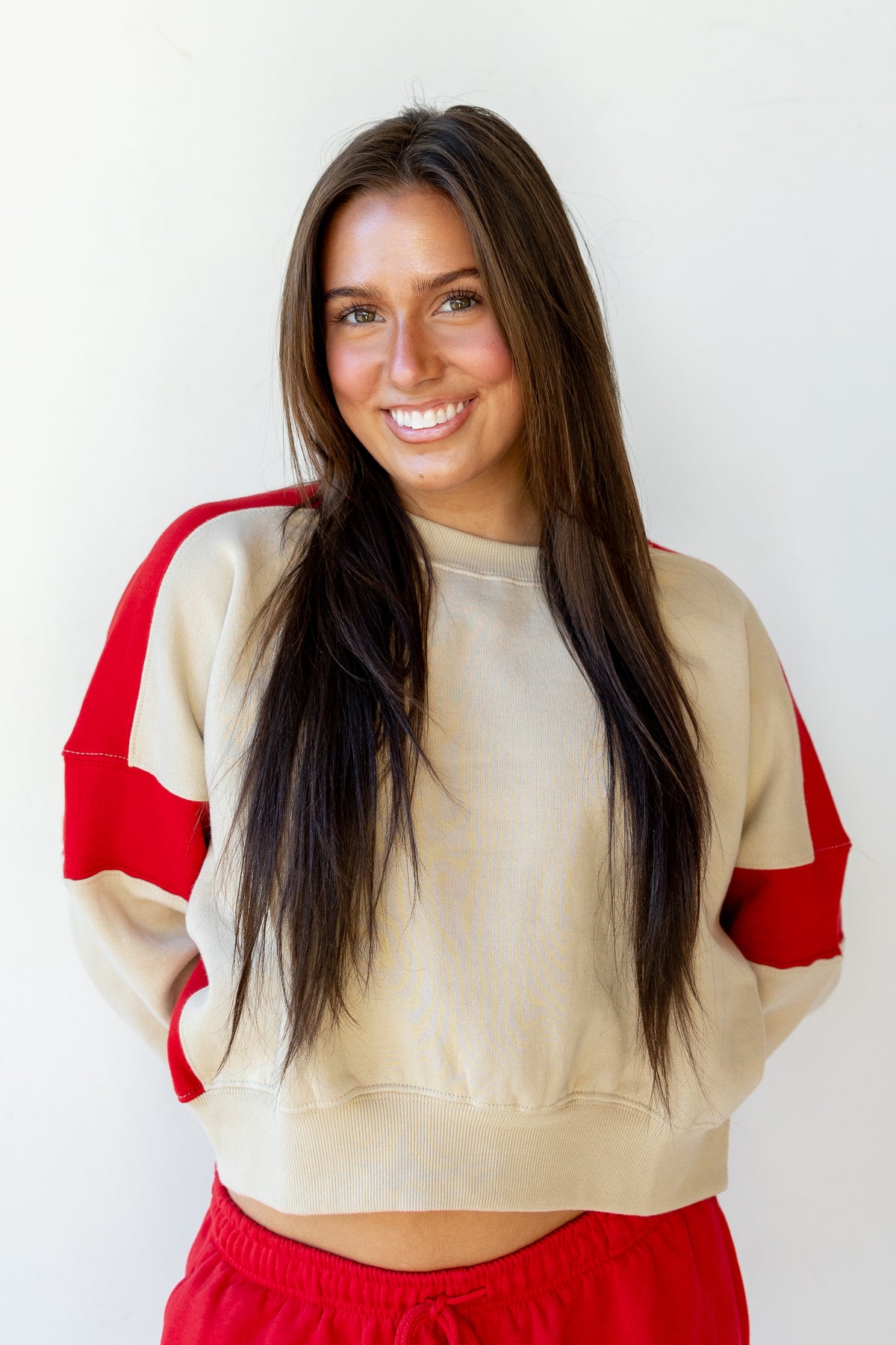 asher cropped sweatshirt