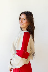 asher cropped sweatshirt