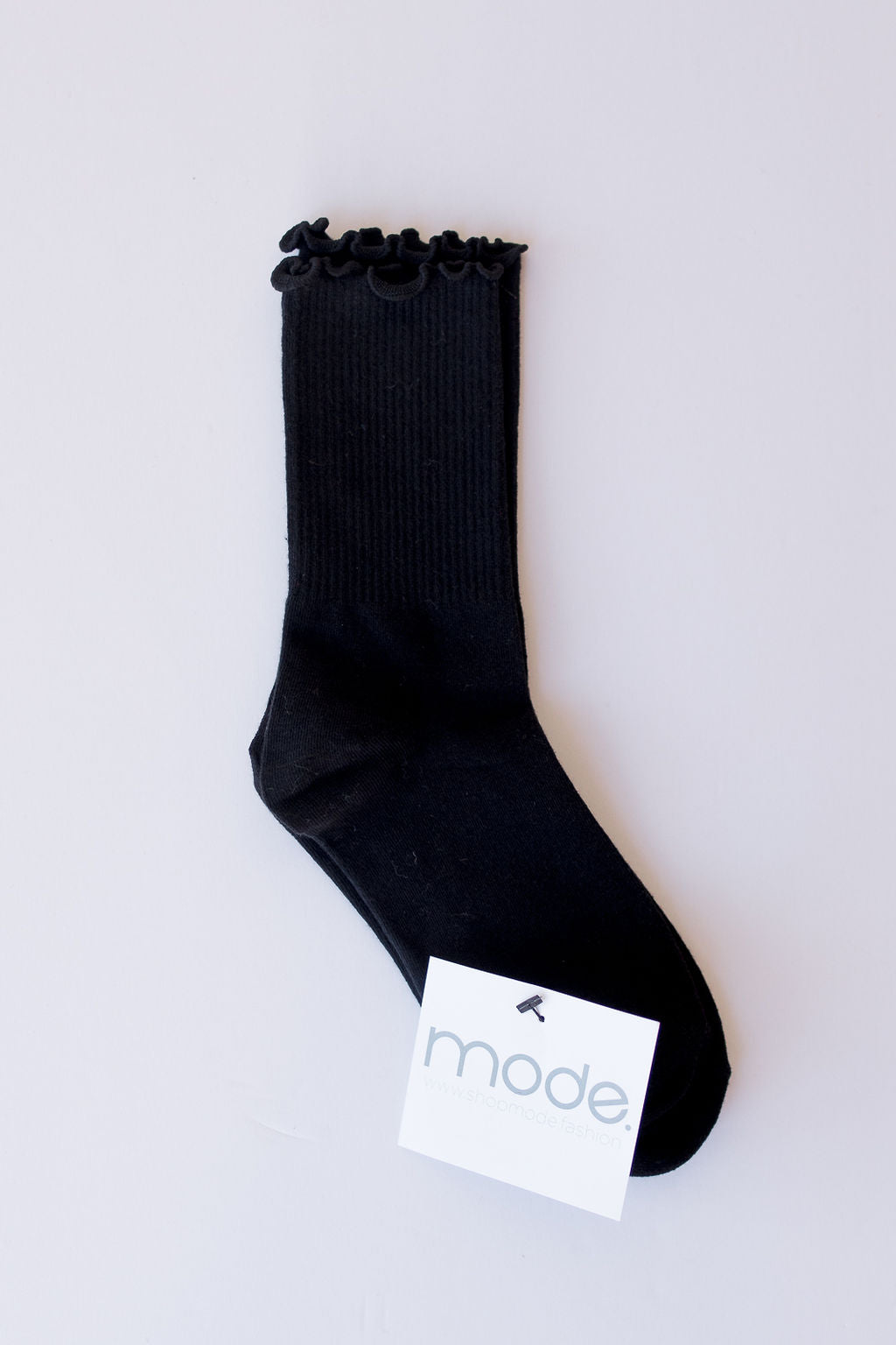 mode, cotton blend lettuce socks