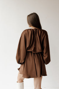 jani long sleeve mini dress