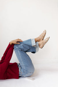 far out high rise wide leg with cuff