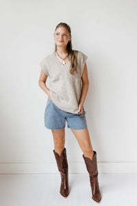 mandy knitted vest