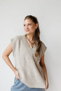 mandy knitted vest