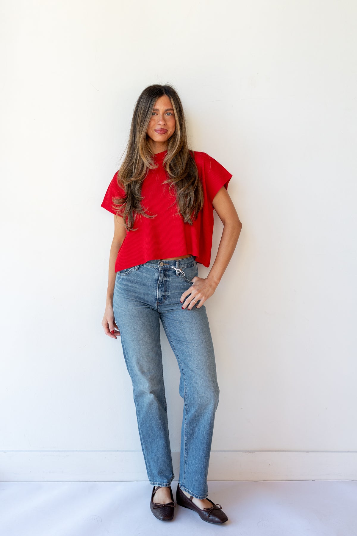 mackenzie mock neck sweater