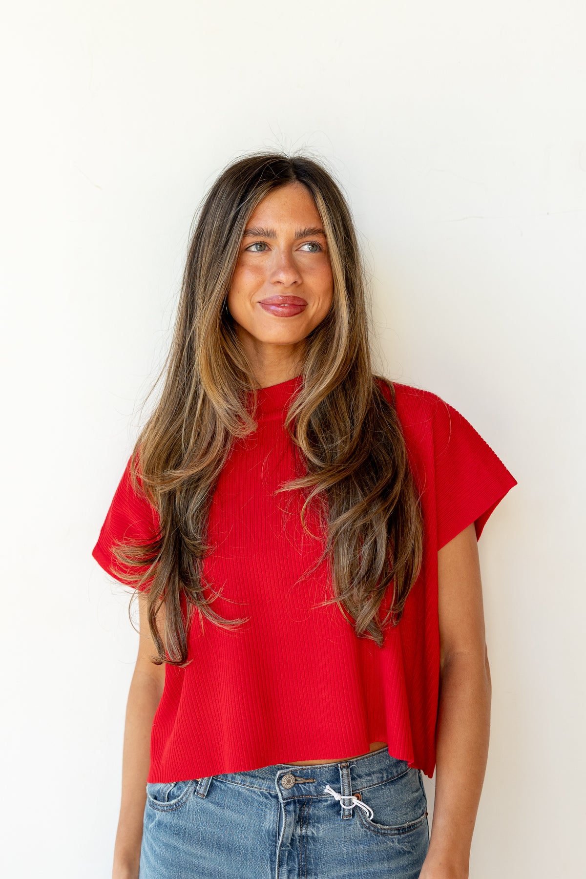 mackenzie mock neck sweater