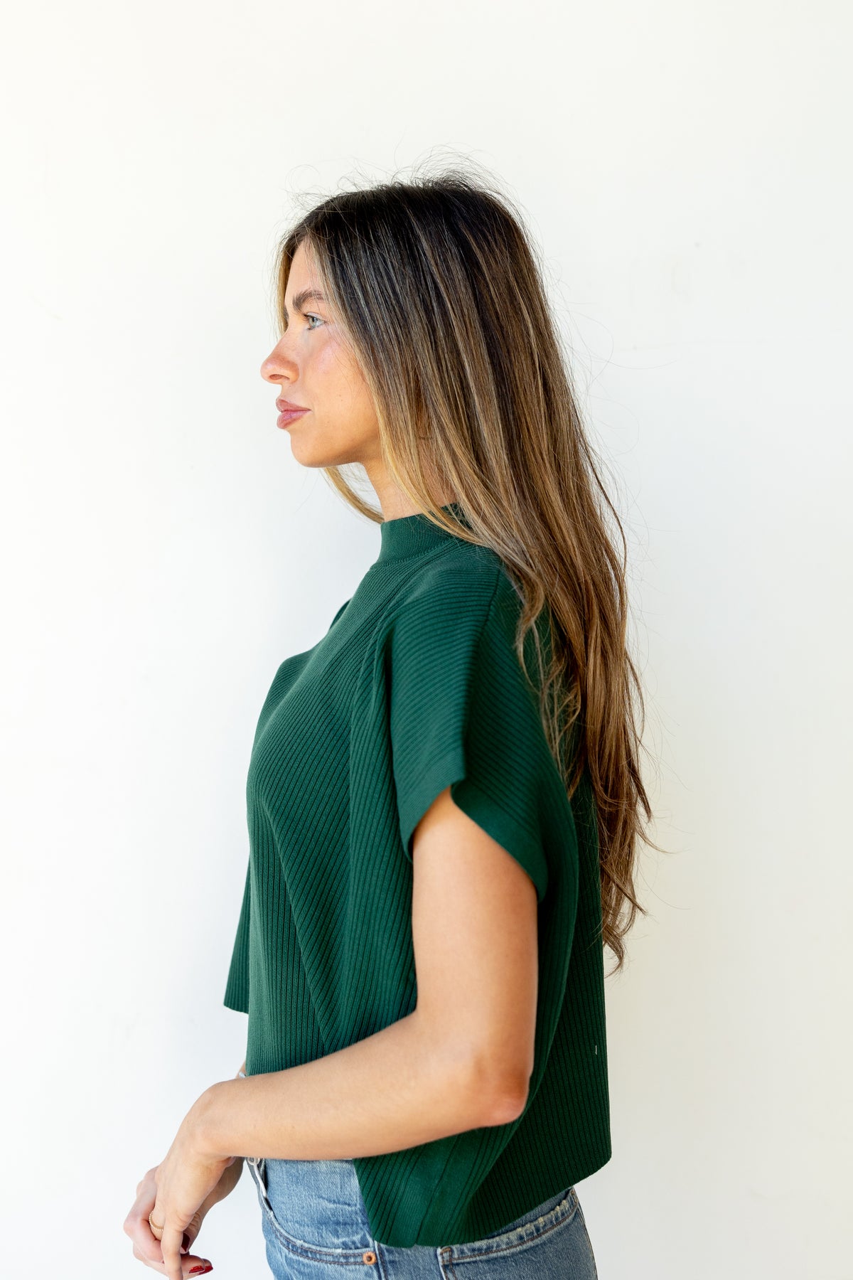 mackenzie mock neck sweater