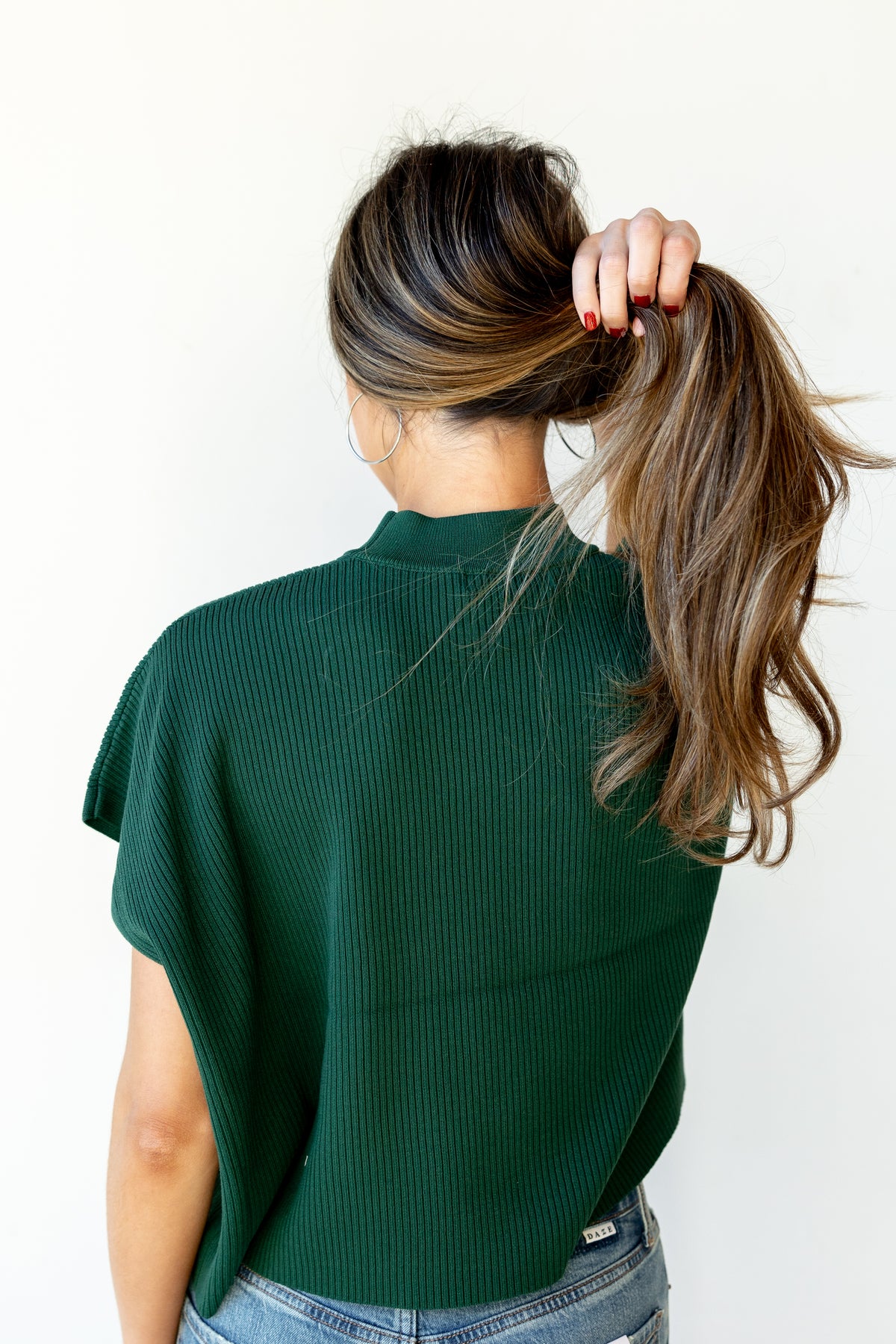 mackenzie mock neck sweater