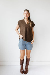 mandy knitted vest