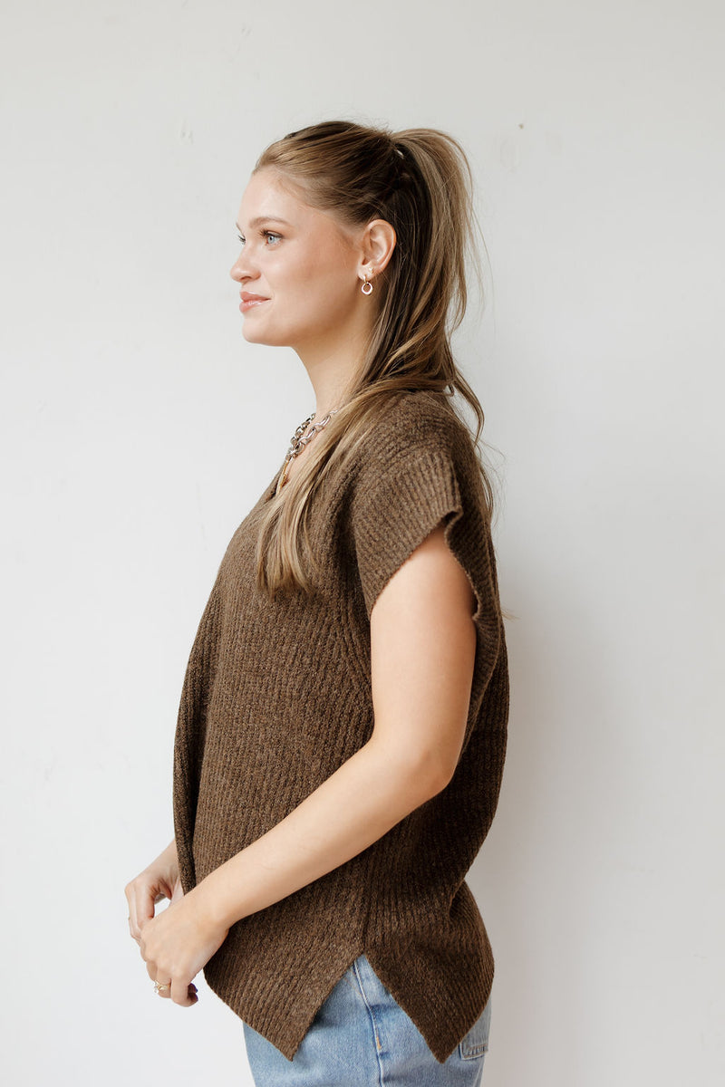 mandy knitted vest