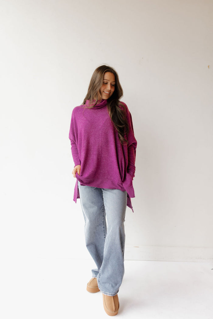 aveline cowl neck sweater