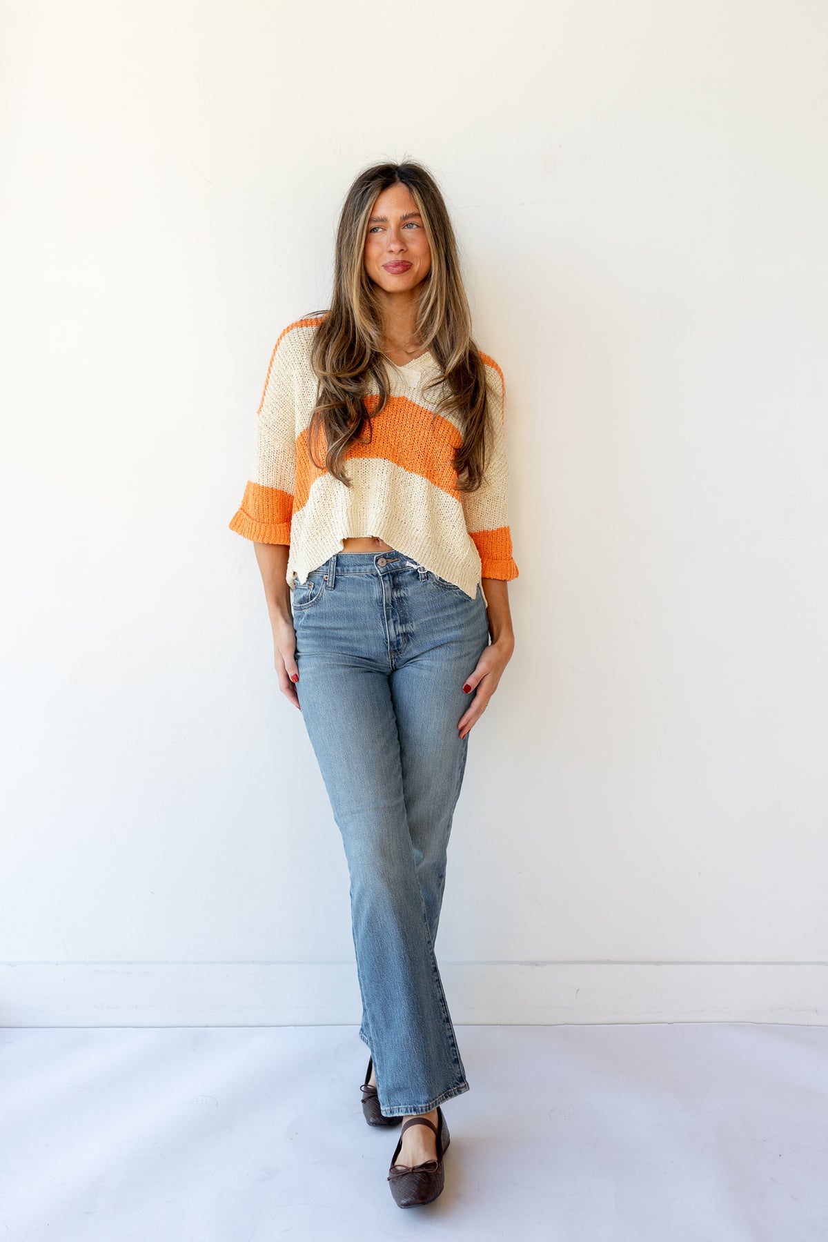 jasmine striped sweater