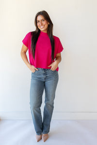 mackenzie mock neck sweater