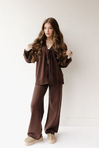 jordy tie knit cardigan