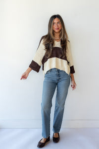 jasmine striped sweater