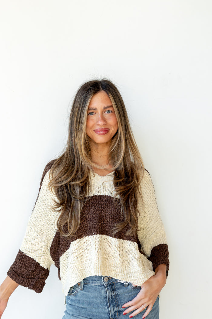 jasmine striped sweater