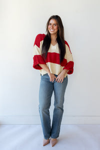 jasmine striped sweater