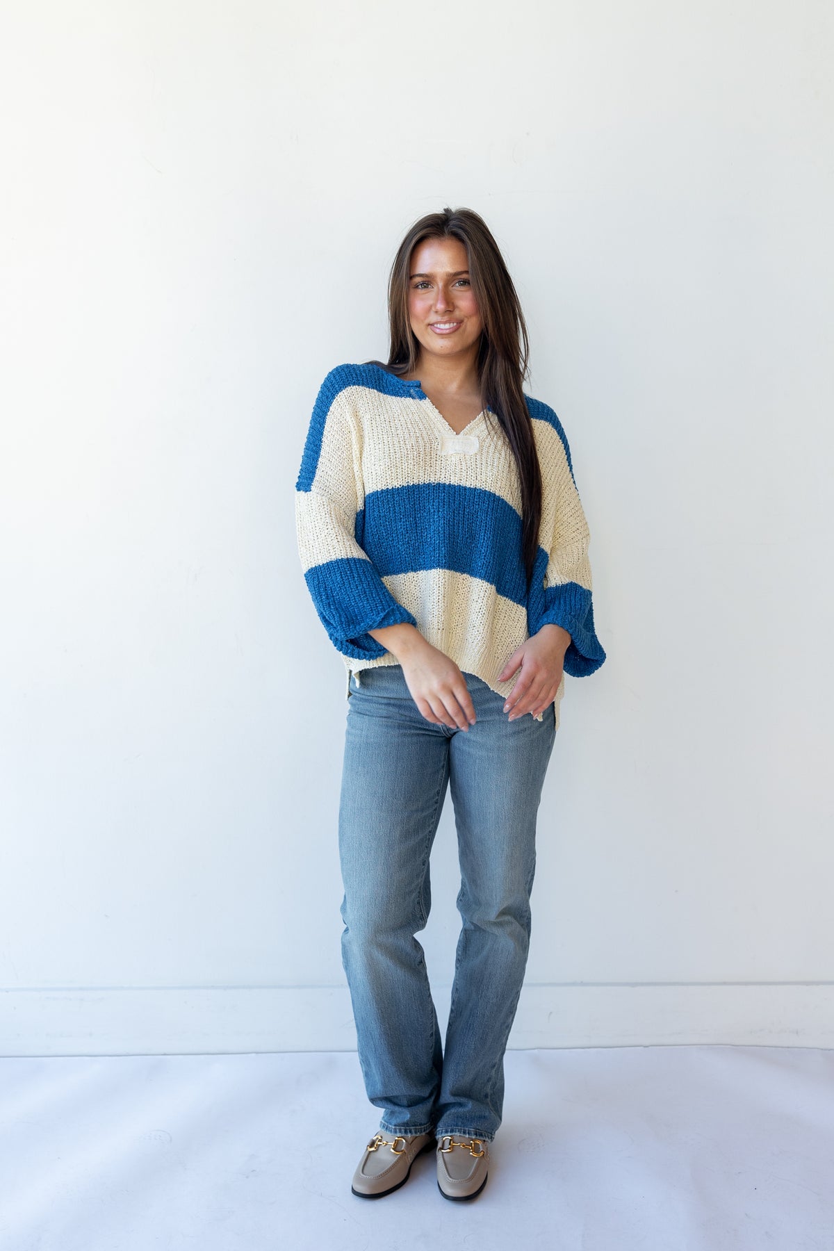 jasmine striped sweater