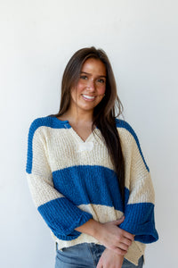 jasmine striped sweater