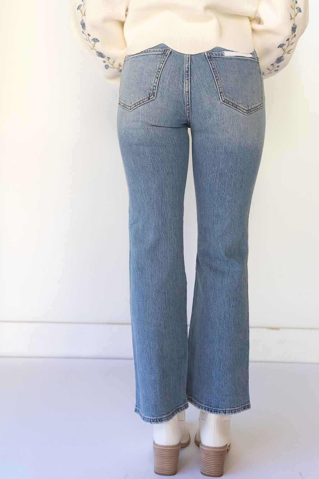 mode, soho high rise ankle flare