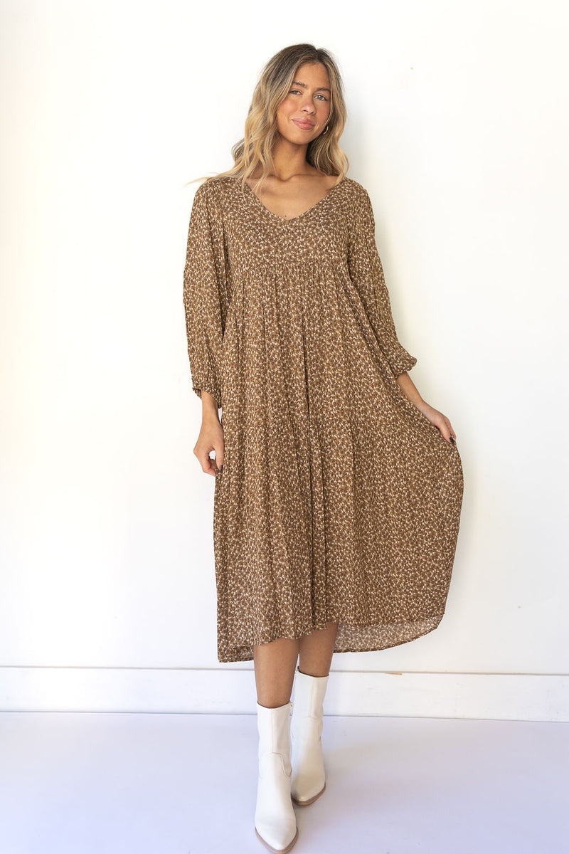 mode, its a beut tiered maxi dress