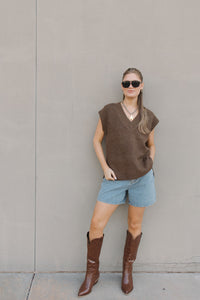 mandy knitted vest