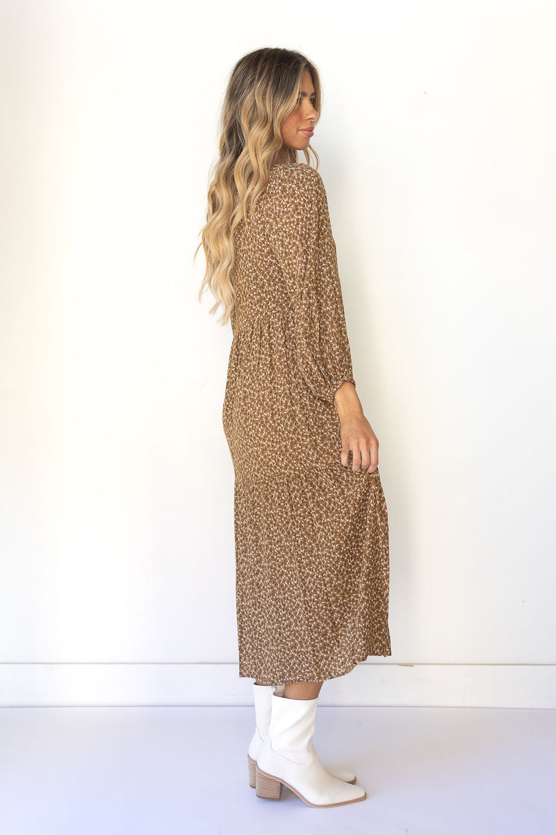 mode, its a beut tiered maxi dress