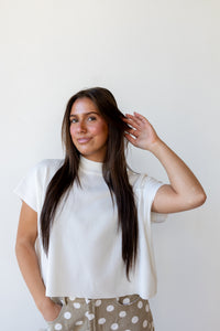 mackenzie mock neck sweater