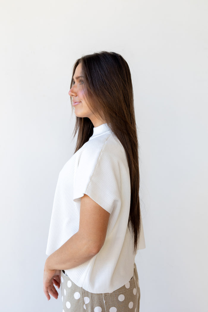 mackenzie mock neck sweater