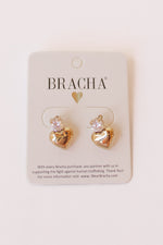 heart of gold studs