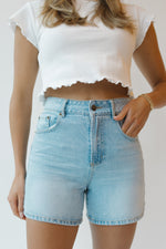 dahlia denim shorts