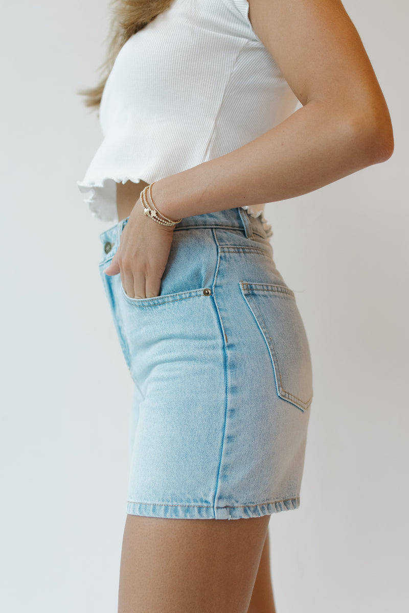 dahlia denim shorts