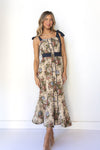 mode, marjorie floral midi dress